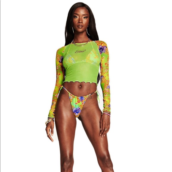 I.AM.GIA Alya Mesh Crop Top
